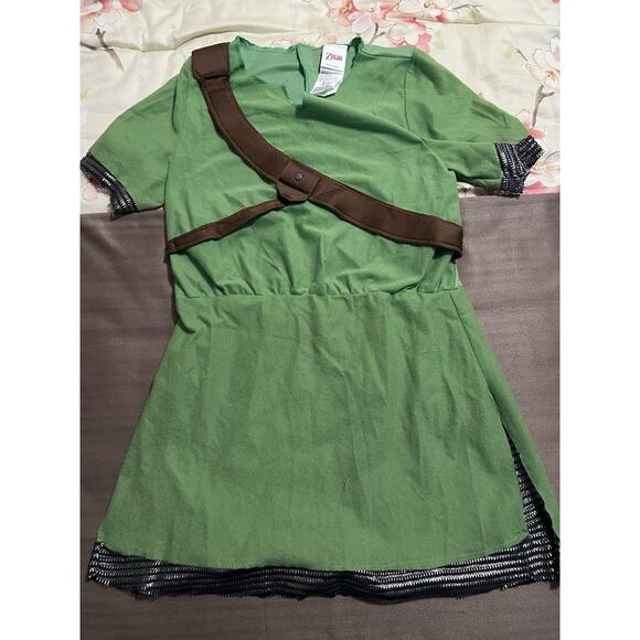Legend Of Zelda Boy's Link Classic Green Costume Size XL 14-16 Tunic Only - Picture 1 of 4